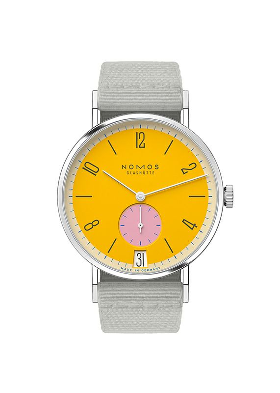 NOMOS GLASHUETTE Tangente 38 Date KATZENGOLD ノモス グラスヒュッテ タンジェント 38 デイト KATZENGOLD NM179.S8