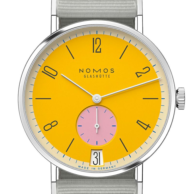 NOMOS GLASHUETTE Tangente 38 Date KATZENGOLD ノモス グラスヒュッテ タンジェント 38 デイト KATZENGOLD NM179.S8