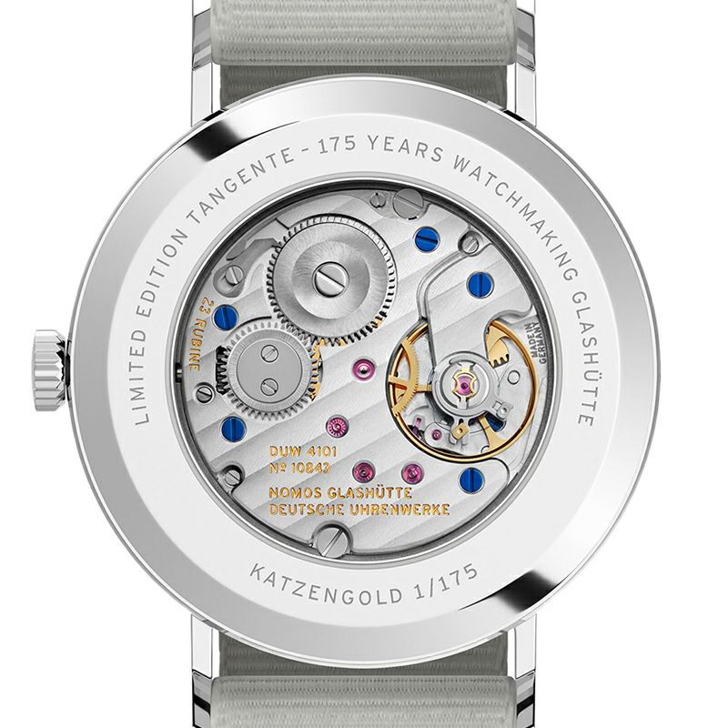 NOMOS GLASHUETTE Tangente 38 Date KATZENGOLD ノモス グラスヒュッテ タンジェント 38 デイト KATZENGOLD NM179.S8