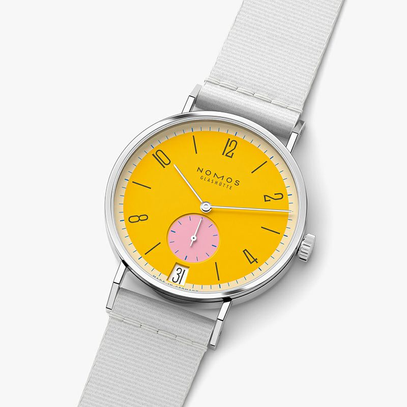 NOMOS GLASHUETTE Tangente 38 Date KATZENGOLD ノモス グラスヒュッテ タンジェント 38 デイト KATZENGOLD NM179.S8