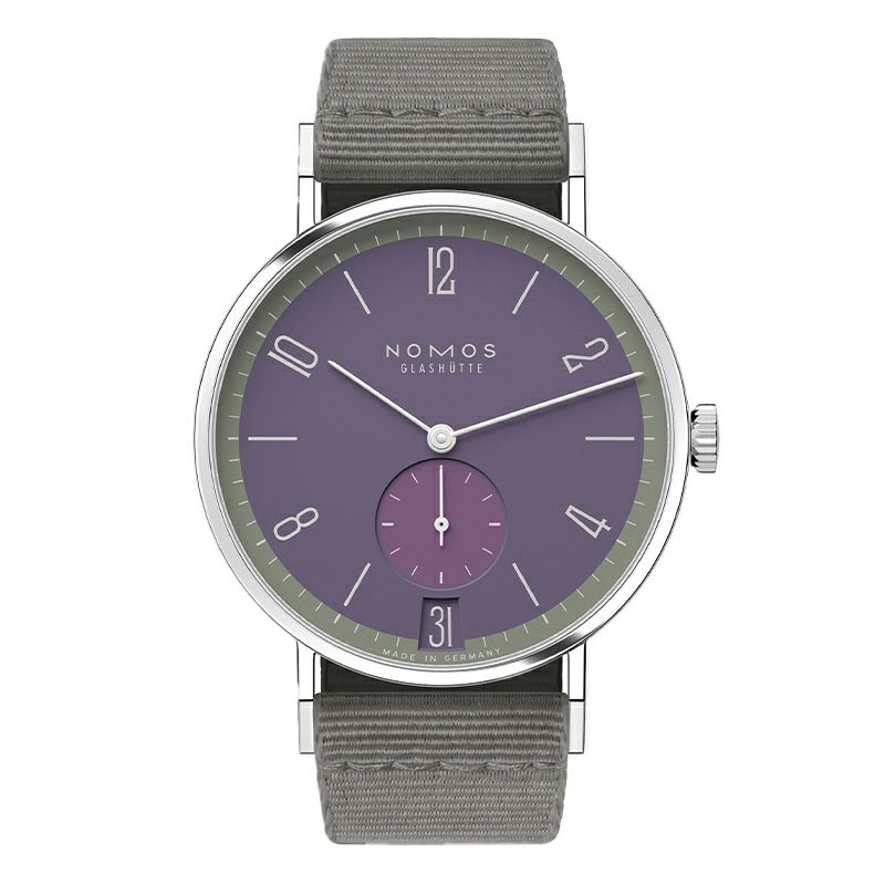 NOMOS GLASHUETTE Tangente 38 Date MAUVEGR&Uuml;N ノモス グラスヒュッテ タンジェント 38 デイト MAUVEGR&Uuml;N NM179.S9