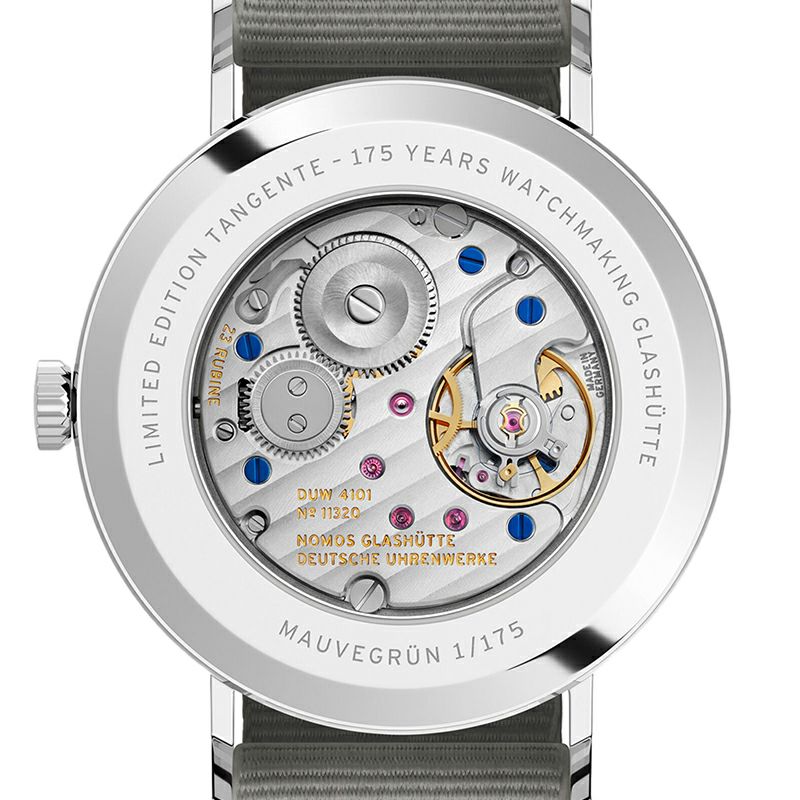 NOMOS GLASHUETTE Tangente 38 Date MAUVEGR&Uuml;N ノモス グラス 