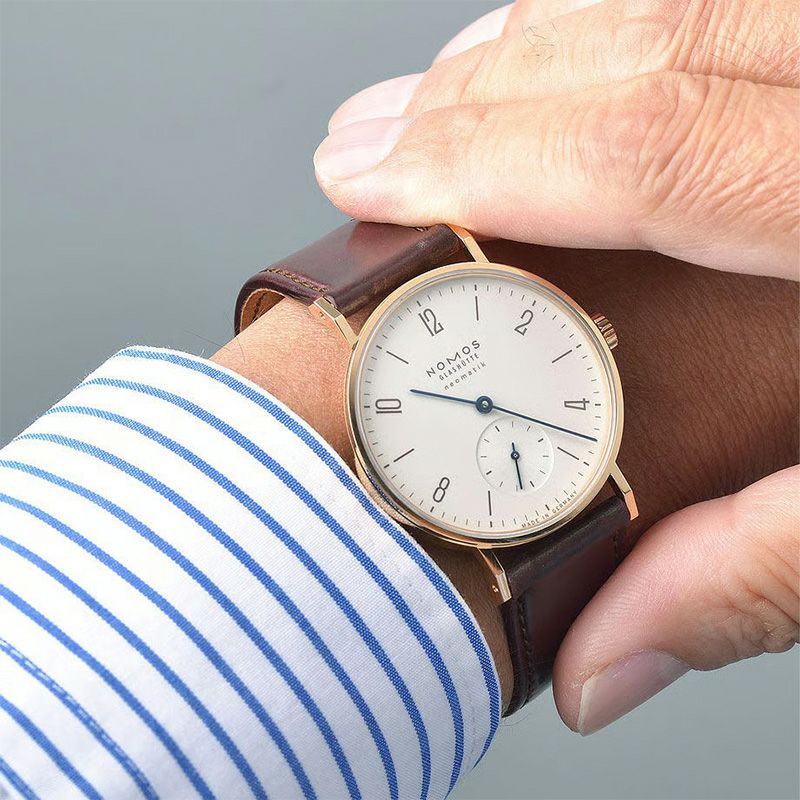 NOMOS GLASHUETTE Tangente neomatik rosegold for JAPAN ノモス 