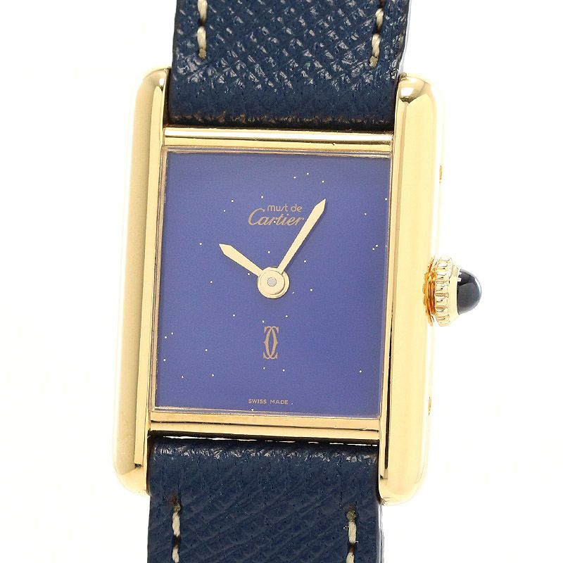 中古】CARTIER MUST TANK SMALL MODEL VERMEIL カルティエ マストタンク SM ヴェルメイユ 82975413  (3)｜ヴィンテージブランド｜時計・腕時計の通販サイトBEST ISHIDA（正規・中古販売店）