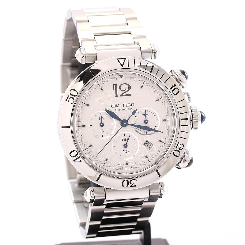 【中古】CARTIER PASHA DE CARTIER CHRONOGRAPH 41MM カルティエ パシャ ドゥ カルティエ クロノグラフ 41MM WSPA0018