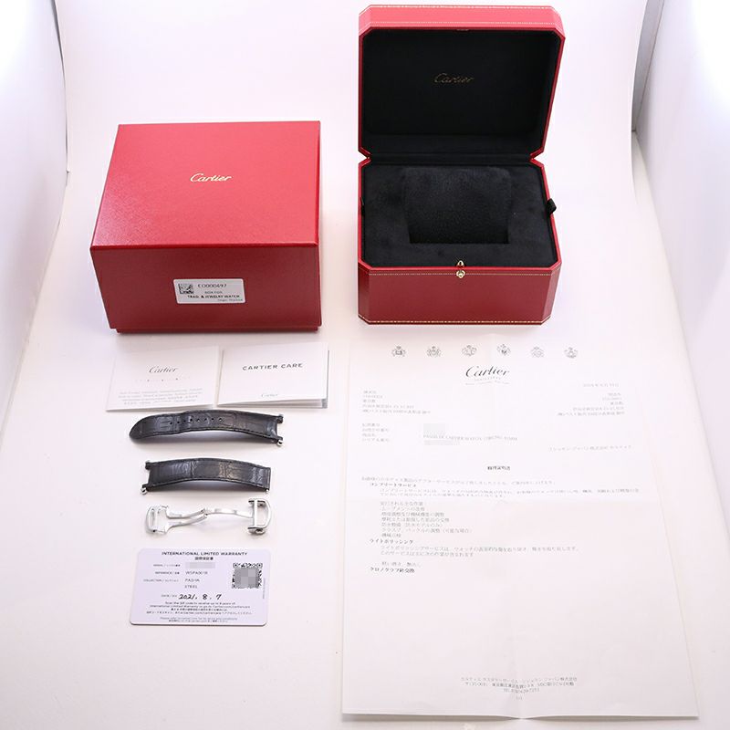 【中古】CARTIER PASHA DE CARTIER CHRONOGRAPH 41MM カルティエ パシャ ドゥ カルティエ クロノグラフ 41MM WSPA0018