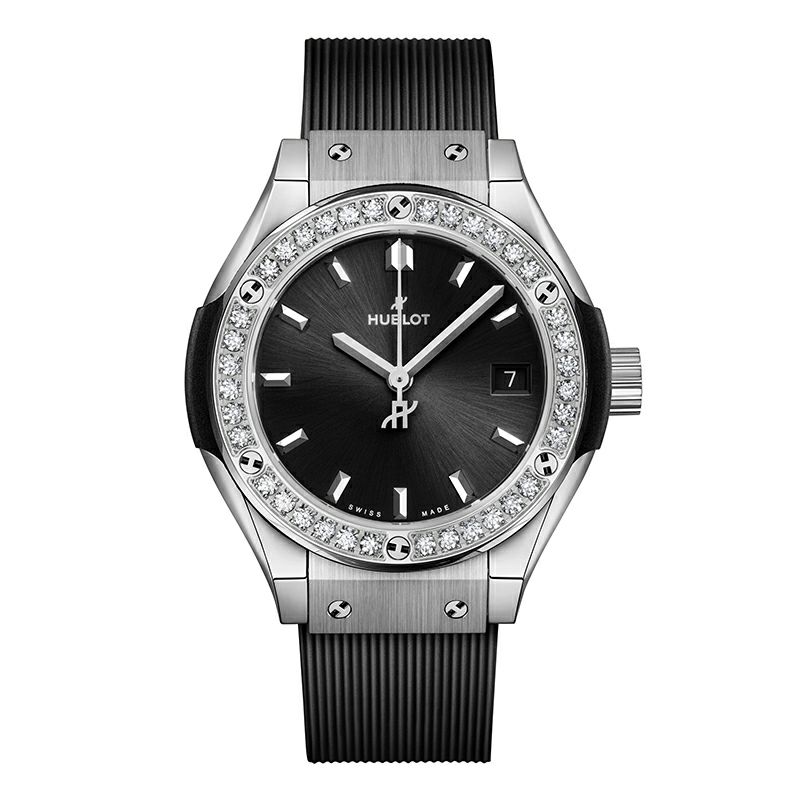HUBLOT CLASSIC FUSION TITANIUM DIAMONDS ウブロ クラシック・フュージョン チタニウム ダイヤモンド 591.NX.1470.RX.1204