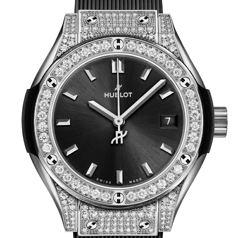 HUBLOT CLASSIC FUSION TITANIUM PAVÉ ウブロ クラシック・フュージョン チタニウム パヴェ 591.NX.1470.RX.1604