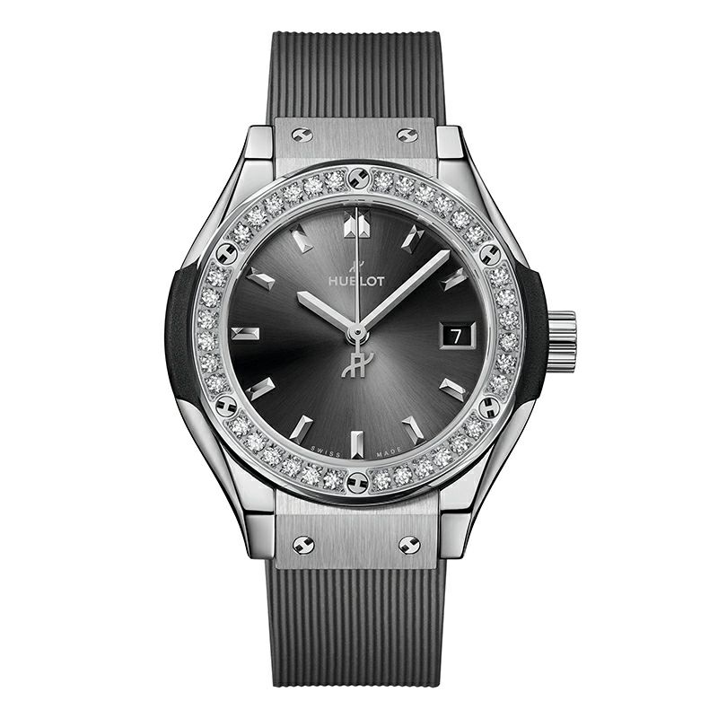 HUBLOT CLASSIC FUSION TITANIUM RACING GREY DIAMONDS ウブロ クラシック・フュージョン チタニウム レーシンググレー ダイヤモンド 591.NX.7070.RX.1204