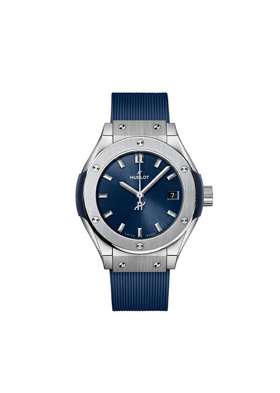 HUBLOT CLASSIC FUSION TITANIUM BLUE ウブロ クラシック・フュージョン チタニウム ブルー 591.NX.7170.RX