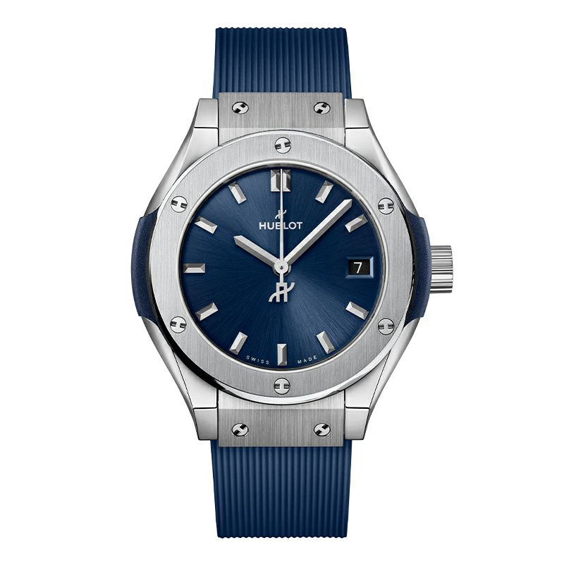 HUBLOT CLASSIC FUSION TITANIUM BLUE ウブロ クラシック・フュージョン チタニウム ブルー 591.NX.7170.RX