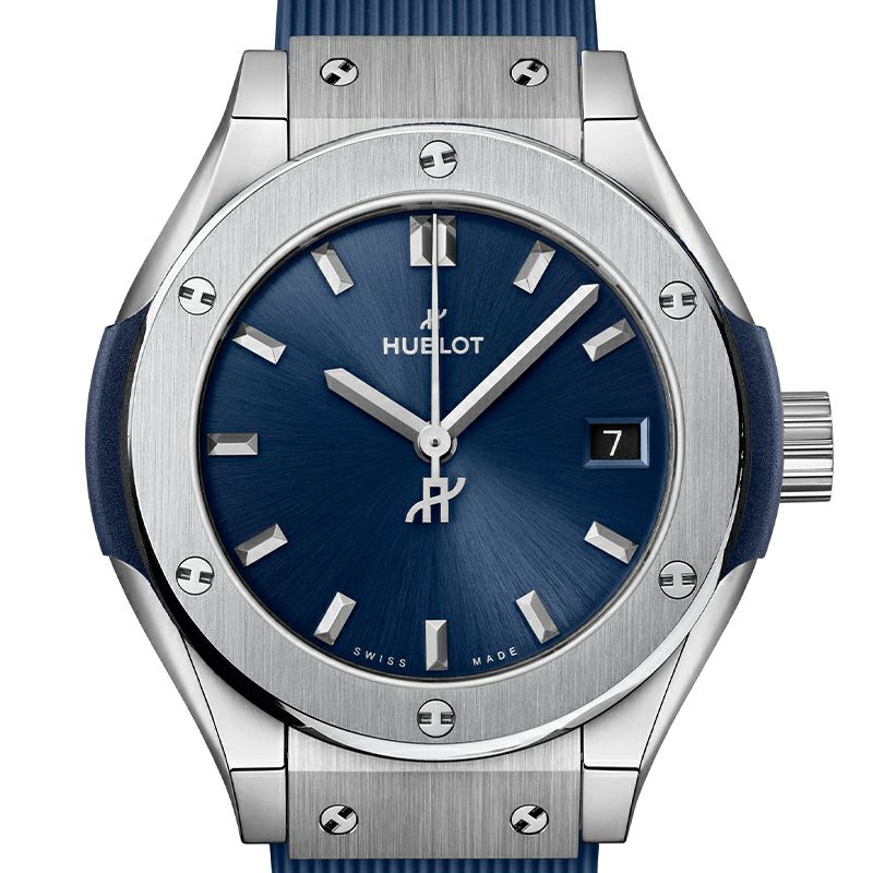 HUBLOT CLASSIC FUSION TITANIUM BLUE ウブロ クラシック・フュージョン チタニウム ブルー 591.NX.7170.RX