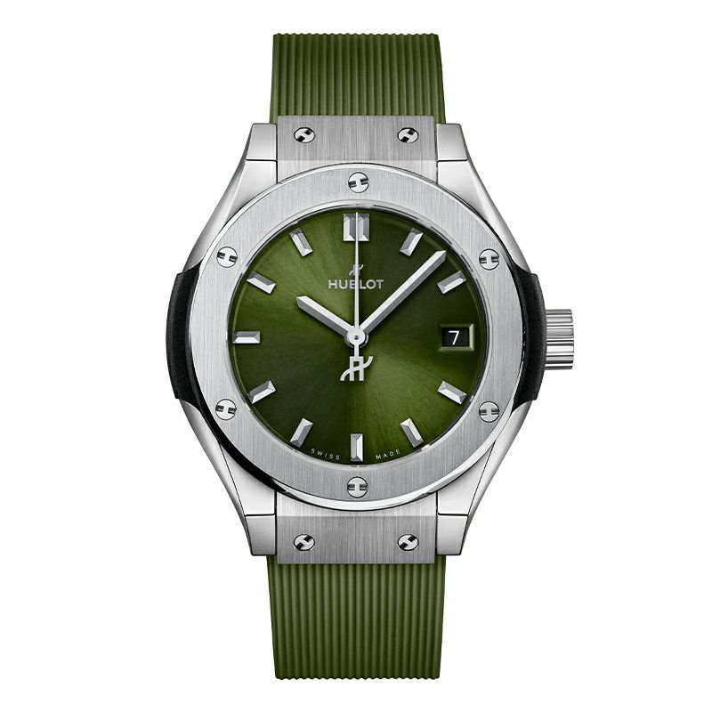 HUBLOT CLASSIC FUSION TITANIUM GREEN ウブロ クラシック・フュージョン チタニウム グリーン 591.NX.8970.RX