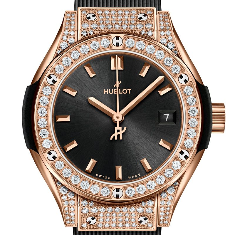 HUBLOT CLASSIC FUSION KING GOLD PAVÉ ウブロ クラシック・フュージョン キングゴールド パヴェ 591.OX.1480.RX.1604