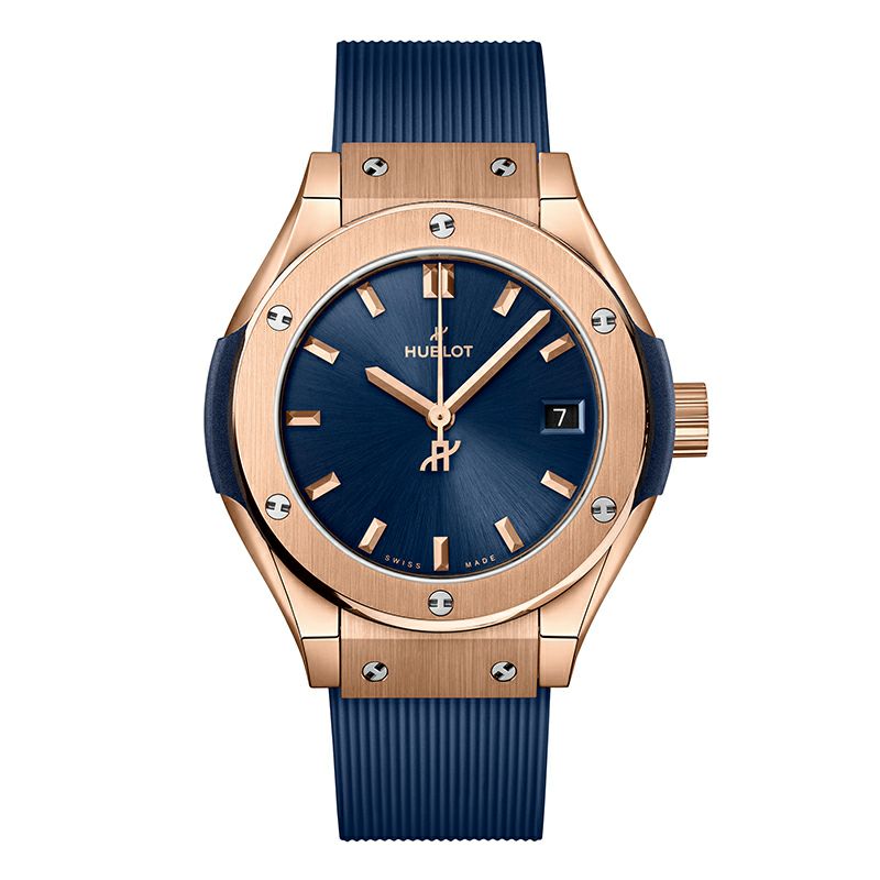 HUBLOT CLASSIC FUSION KING GOLD BLUE ウブロ クラシック・フュージョン キングゴールド ブルー 591.OX.7180.RX