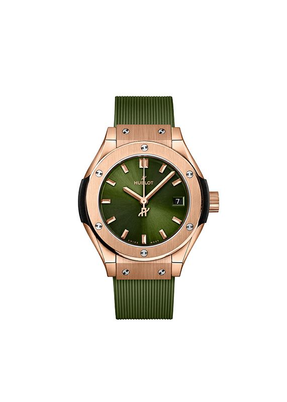 HUBLOT CLASSIC FUSION KING GOLD GREEN ウブロ クラシック・フュージョン キングゴールド グリーン 591.OX.8980.RX
