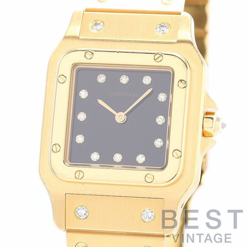 【中古】CARTIER SANTOS CARREE / SANTOS GALBEE LARGE MODEL カルティエ サントス カレ LM / サントス ガルベ LM 84430000 (2960)