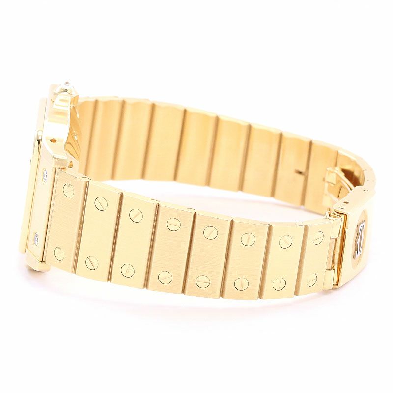 【中古】CARTIER SANTOS CARREE / SANTOS GALBEE LARGE MODEL カルティエ サントス カレ LM / サントス ガルベ LM 84430000 (2960)