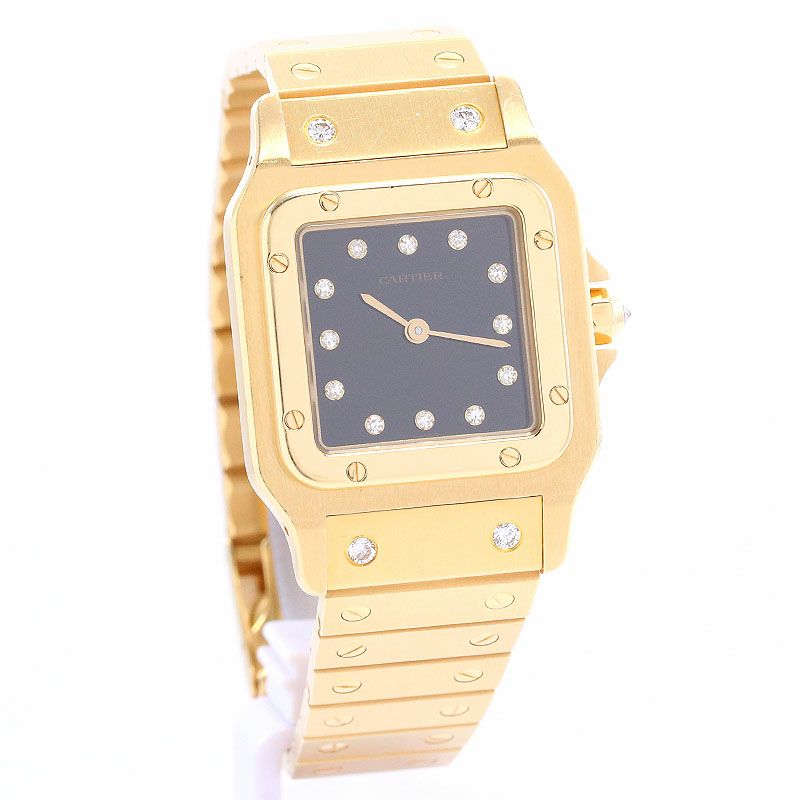 【中古】CARTIER SANTOS CARREE / SANTOS GALBEE LARGE MODEL カルティエ サントス カレ LM / サントス ガルベ LM 84430000 (2960)