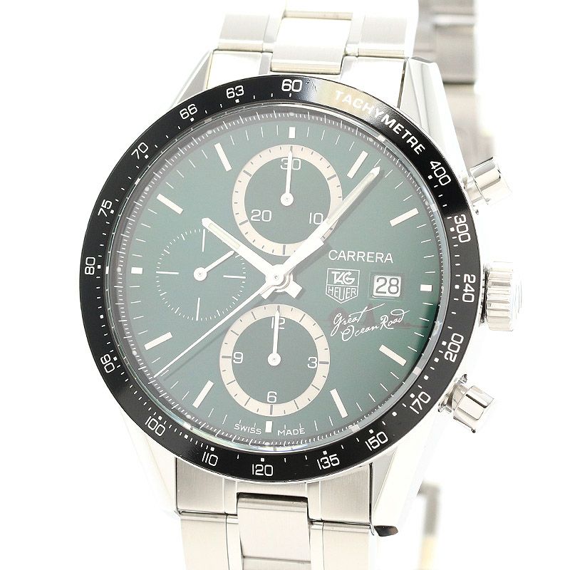 【中古】TAG HEUER CARRERA CALIBRE 16 CHRONOGRAPH GREAT OCEAN ROAD タグ・ホイヤー カレラ クロノグラフ グレートオーシャンロード 日本限定 CV201F.BA0794