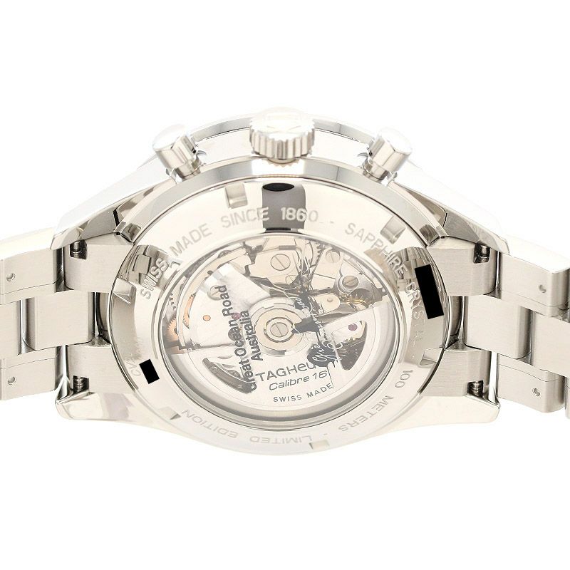【中古】TAG HEUER CARRERA CALIBRE 16 CHRONOGRAPH GREAT OCEAN ROAD タグ・ホイヤー カレラ クロノグラフ グレートオーシャンロード 日本限定 CV201F.BA0794