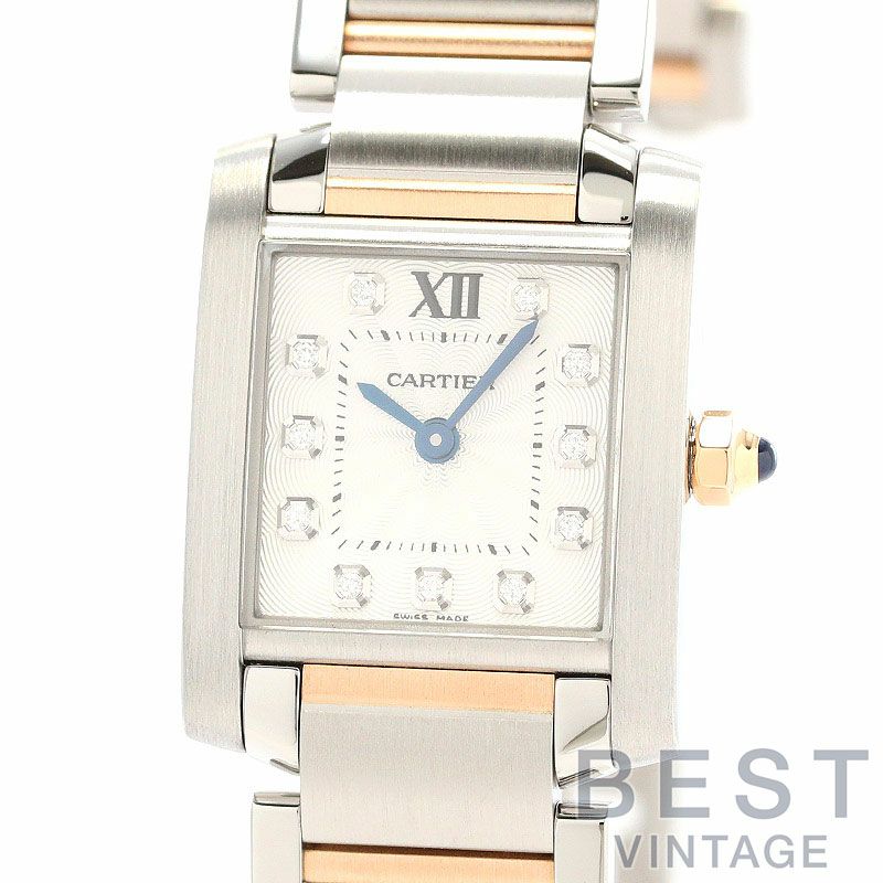 中古】CARTIER TANK FRANCAISE SMALL MODEL カルティエ タンク 