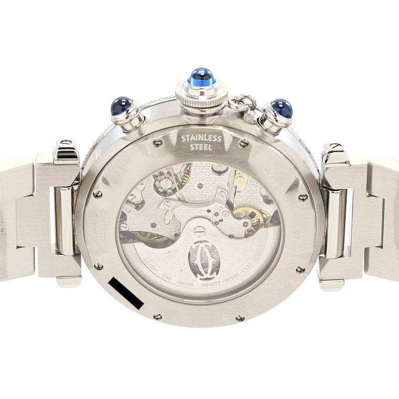 【中古】CARTIER PASHA DE CARTIER PLONGEUR CHRONOGRAPH カルティエ パシャ ドゥ カルティエ プロンジャー クロノグラフ 38MM W31030H3