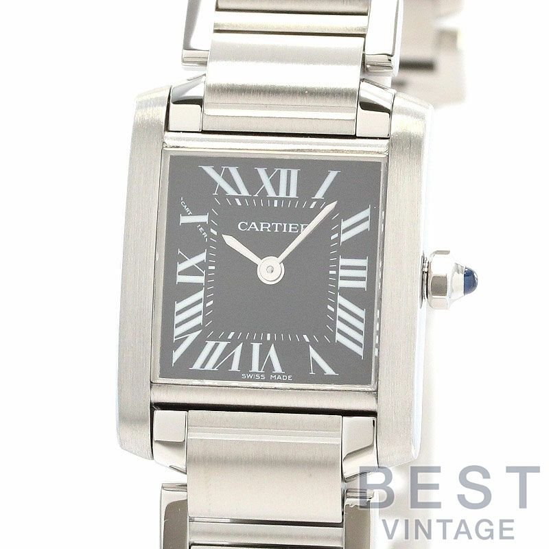 【中古】CARTIER TANK FRANCAISE SMALL MODEL ASIA LIMITED EDITION カルティエ タンク フランセーズ SM アジア限定 W51026Q3