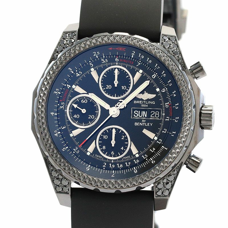 【中古】BREITLING BENTLEY GT MIDNIGHT DARK DIAMOND LIMITED ブライトリング ベントレーGT ミッドナイト ダーク ダイヤモンド リミテッド M13362AN/BB57/213S/M20D.2 (M362B57BRB)