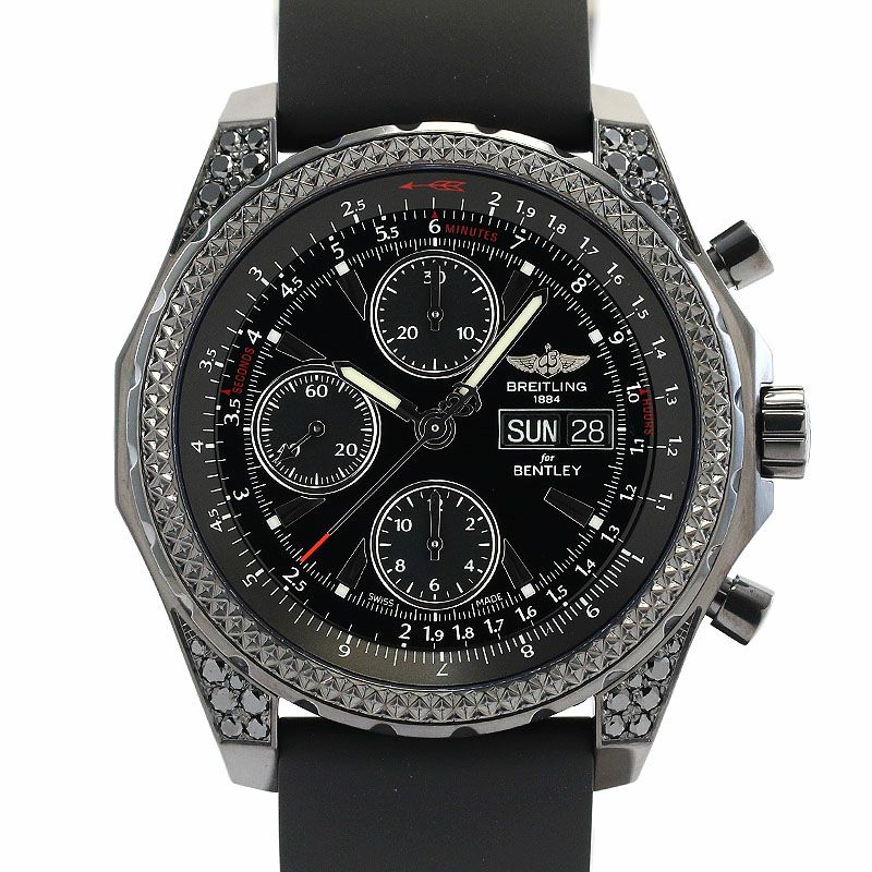 【中古】BREITLING BENTLEY GT MIDNIGHT DARK DIAMOND LIMITED ブライトリング ベントレーGT ミッドナイト ダーク ダイヤモンド リミテッド M13362AN/BB57/213S/M20D.2 (M362B57BRB)