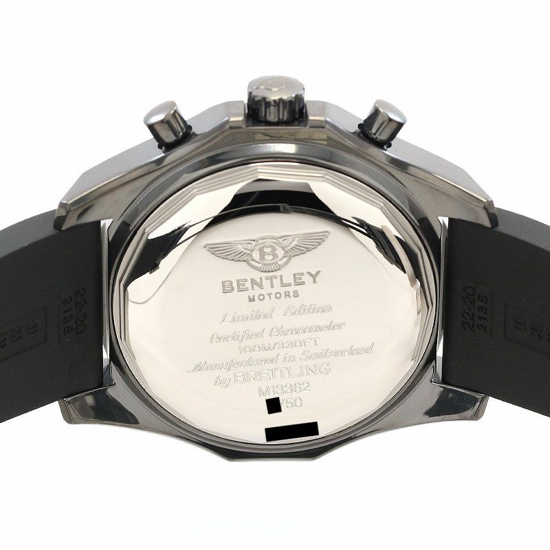 【中古】BREITLING BENTLEY GT MIDNIGHT DARK DIAMOND LIMITED ブライトリング ベントレーGT ミッドナイト ダーク ダイヤモンド リミテッド M13362AN/BB57/213S/M20D.2 (M362B57BRB)