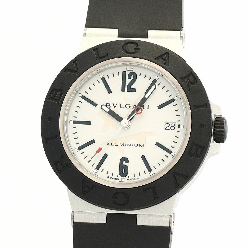 【中古】BVLGARI BVLGARI BULGARI ALUMINUM STEVE AOKI LIMITED ブルガリ ブルガリ・ブルガリ アルミニウム スティーヴ・アオキ 1000本限定 103539 (BB40AT)
