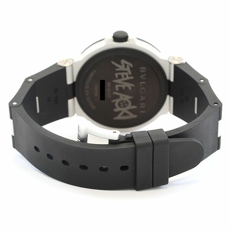 【中古】BVLGARI BVLGARI BULGARI ALUMINUM STEVE AOKI LIMITED ブルガリ ブルガリ・ブルガリ アルミニウム スティーヴ・アオキ 1000本限定 103539 (BB40AT)
