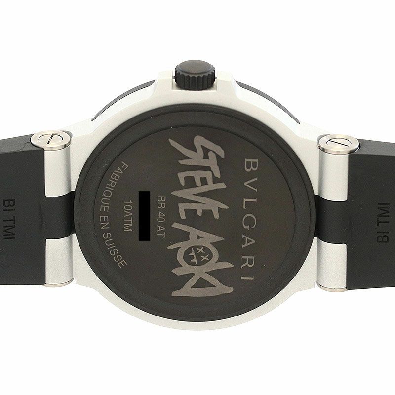 【中古】BVLGARI BVLGARI BULGARI ALUMINUM STEVE AOKI LIMITED ブルガリ ブルガリ・ブルガリ アルミニウム スティーヴ・アオキ 1000本限定 103539 (BB40AT)