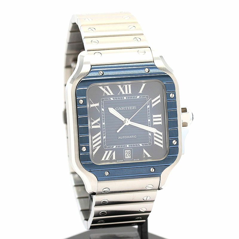 【中古】CARTIER SANTOS DE CARTIER LARGE MODEL カルティエ サントス ドゥ カルティエ LM WSSA0048