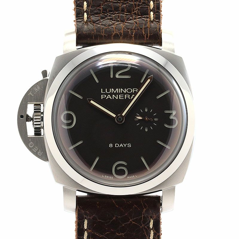 【中古】OFFICINE PANERAI LUMINOR 1950 LEFT-HANDED 8 DAYS TITANIO LIMITED オフィチーネ・パネライ ルミノール 1950 レフトハンド 8デイズ チタニオ 47MM 1000本限定 PAM00368