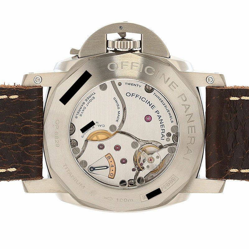 【中古】OFFICINE PANERAI LUMINOR 1950 LEFT-HANDED 8 DAYS TITANIO LIMITED オフィチーネ・パネライ ルミノール 1950 レフトハンド 8デイズ チタニオ 47MM 1000本限定 PAM00368