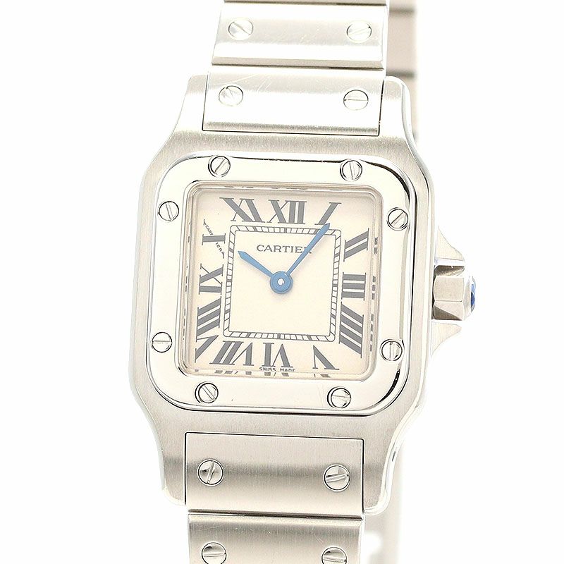 【中古】CARTIER SANTOS GALBEE SMALL MODEL カルティエ サントスガルベ SM W20056D6
