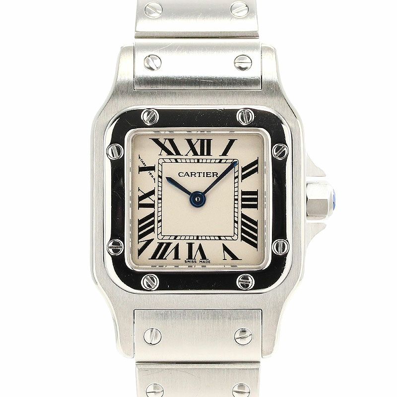 【中古】CARTIER SANTOS GALBEE SMALL MODEL カルティエ サントスガルベ SM W20056D6