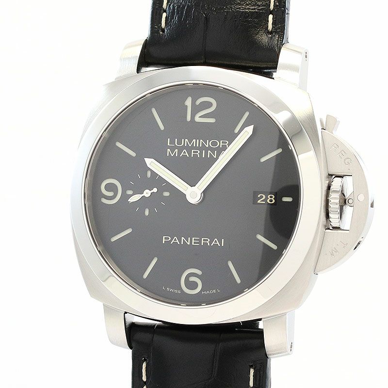 【中古】OFFICINE PANERAI LUMINOR MARINA 1950 3 DAYS AUTOMATIC ACCIAIO オフィチーネ・パネライ ルミノール マリーナ 1950 3デイズ オートマティック アッチャイオ 44MM PAM00312