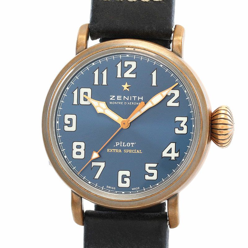 【中古】ZENITH PILOT TYPE 20 EXTRA SPECIAL ゼニス パイロット タイプ20 エクストラ スペシャル ブロンズ 40MM 29.1940.679/57.C808