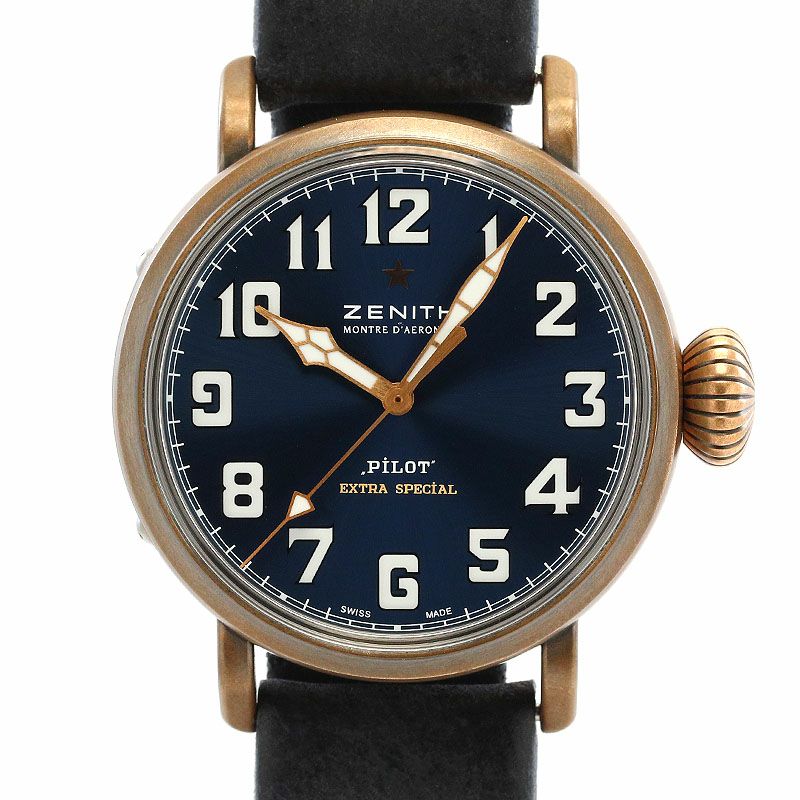 【中古】ZENITH PILOT TYPE 20 EXTRA SPECIAL ゼニス パイロット タイプ20 エクストラ スペシャル ブロンズ 40MM 29.1940.679/57.C808