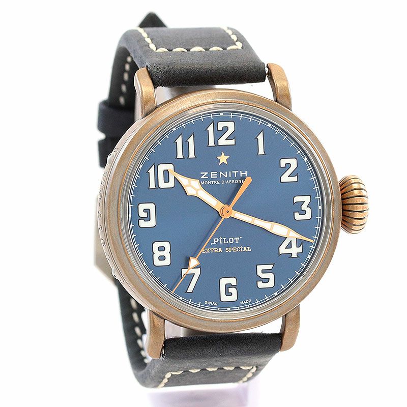 【中古】ZENITH PILOT TYPE 20 EXTRA SPECIAL ゼニス パイロット タイプ20 エクストラ スペシャル ブロンズ 40MM 29.1940.679/57.C808