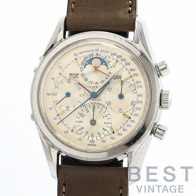 中古】UNIVERSAL GENEVE TRI-COMPAX ユニバーサル・ジュネーブ 
