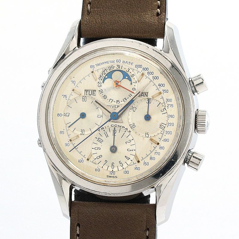 中古】UNIVERSAL GENEVE TRI-COMPAX ユニバーサル・ジュネーブ 