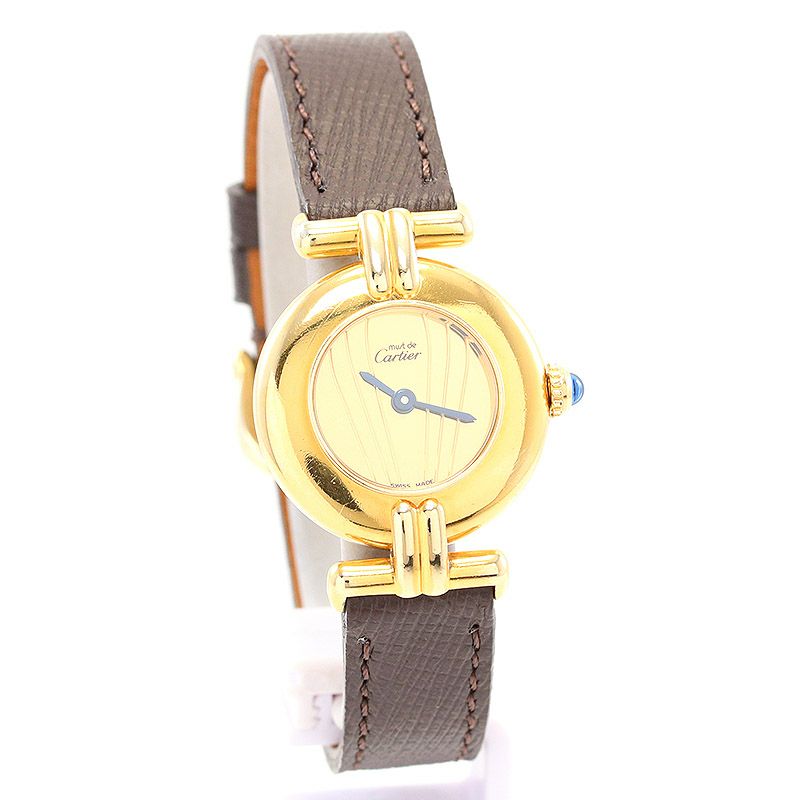 【中古】CARTIER MUST COLISEE VERMEIL SMALL MODEL カルティエ マスト コリゼ ヴェルメイユ SM W1000553 (590002)