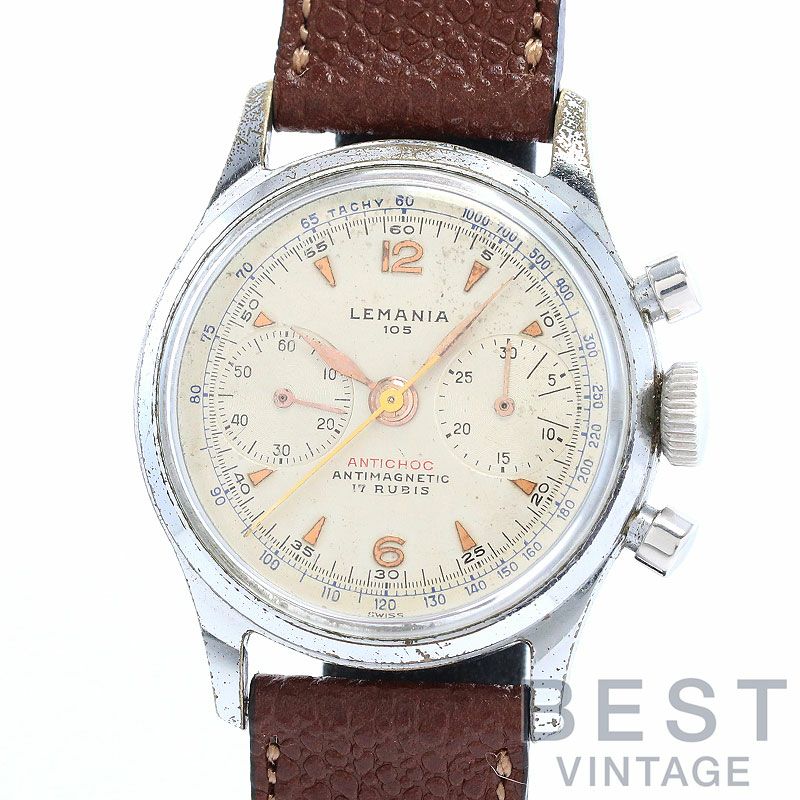 中古】LEMANIA 105 BICOMPAX CHRONOGRAPH レマニア 105 バイコンパックス クロノグラフ  254｜ヴィンテージブランド｜時計・腕時計の通販サイトBEST ISHIDA（正規・中古販売店）