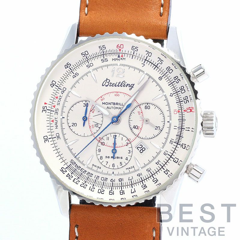 中古】BREITLING NAVITIMER MONTBRILLANT DATE ブライトリング ナビタイマー モンブリラン デイト  A4133012/G196(A414G96KBA)｜ヴィンテージブランド｜時計・腕時計の通販サイトBEST ISHIDA（正規・中古販売店）