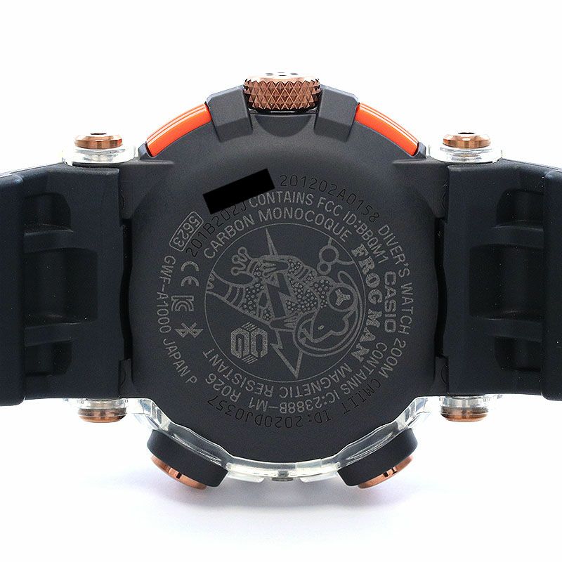 【中古】CASIO G-SHOCK FROGMAN BORNEO RAINBOW TOAD カシオ Gショック フロッグマン ボルネオ・レインボー・トード GWF-A1000BRT-1AJR