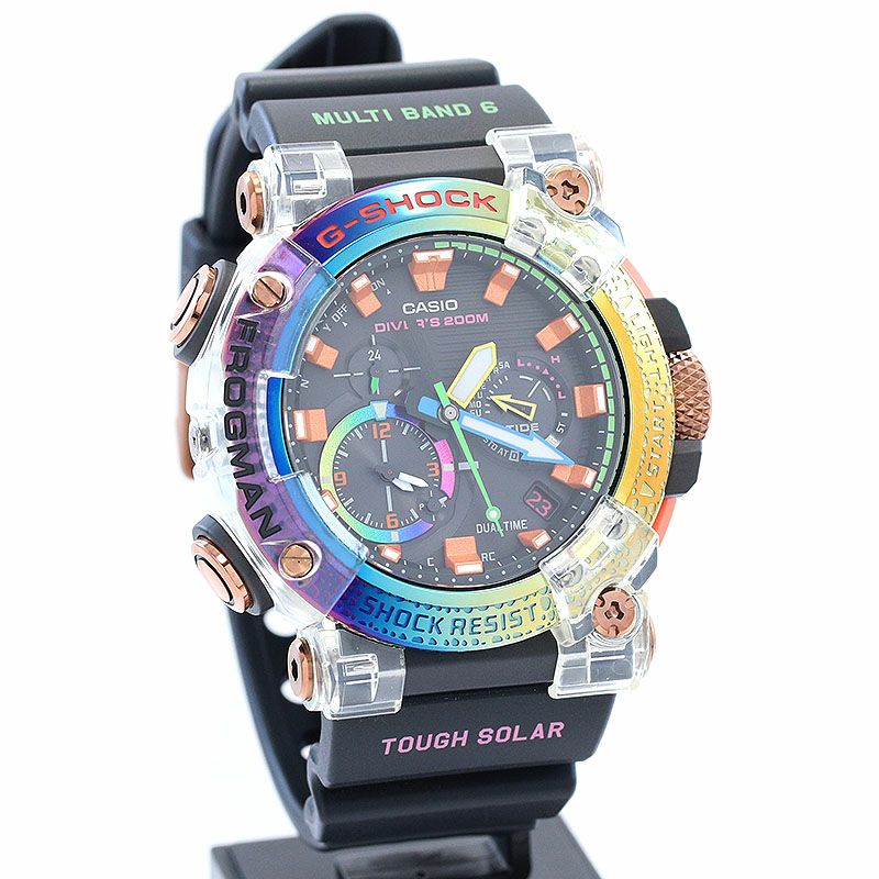 【中古】CASIO G-SHOCK FROGMAN BORNEO RAINBOW TOAD カシオ Gショック フロッグマン ボルネオ・レインボー・トード GWF-A1000BRT-1AJR